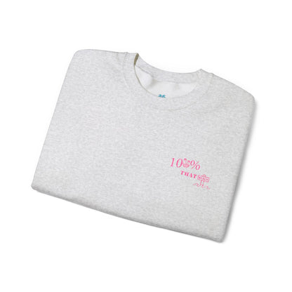 100% That Beach Crewneck- Grey