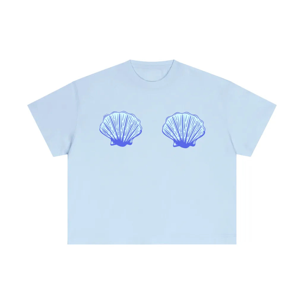 Mermaid Shells T Shirt Blue