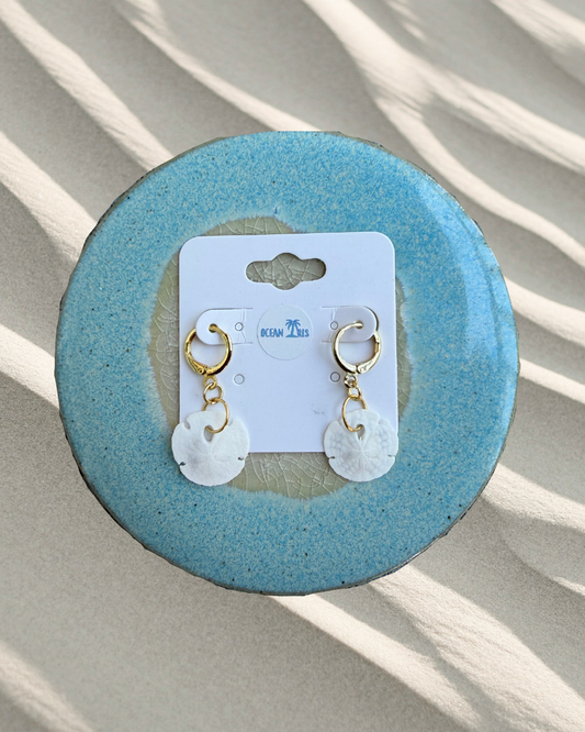 Sand Dollar Earrings GOLD
