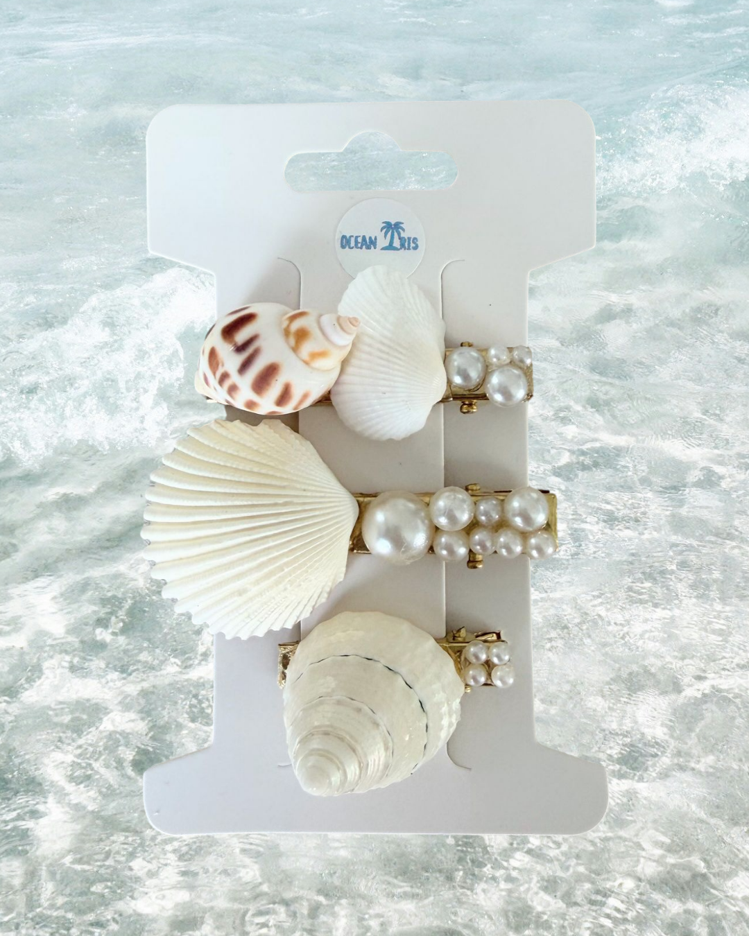 Shell Hair Clips