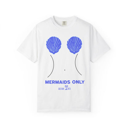 MERMAIDS ONLY-Blue T Shirt