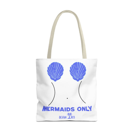Mermaids Only Tote- Blue