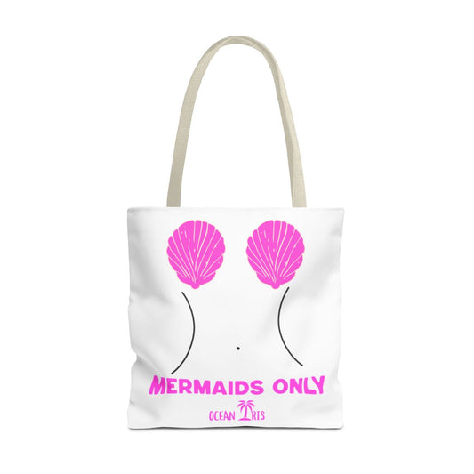 Mermaids Only Tote- Pink