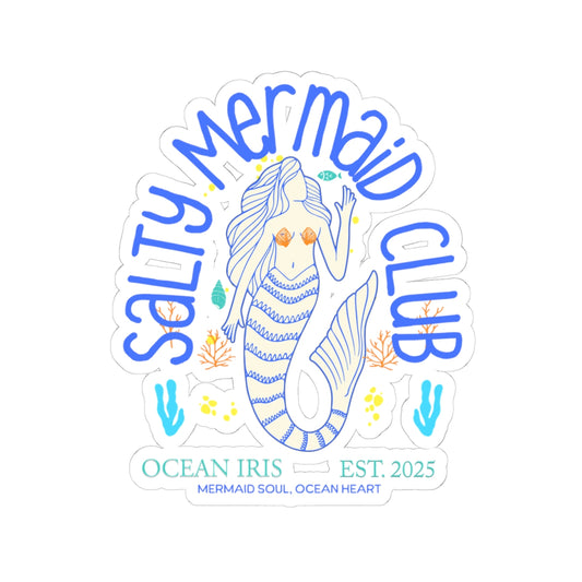 Salty Mermaid Club Sticker